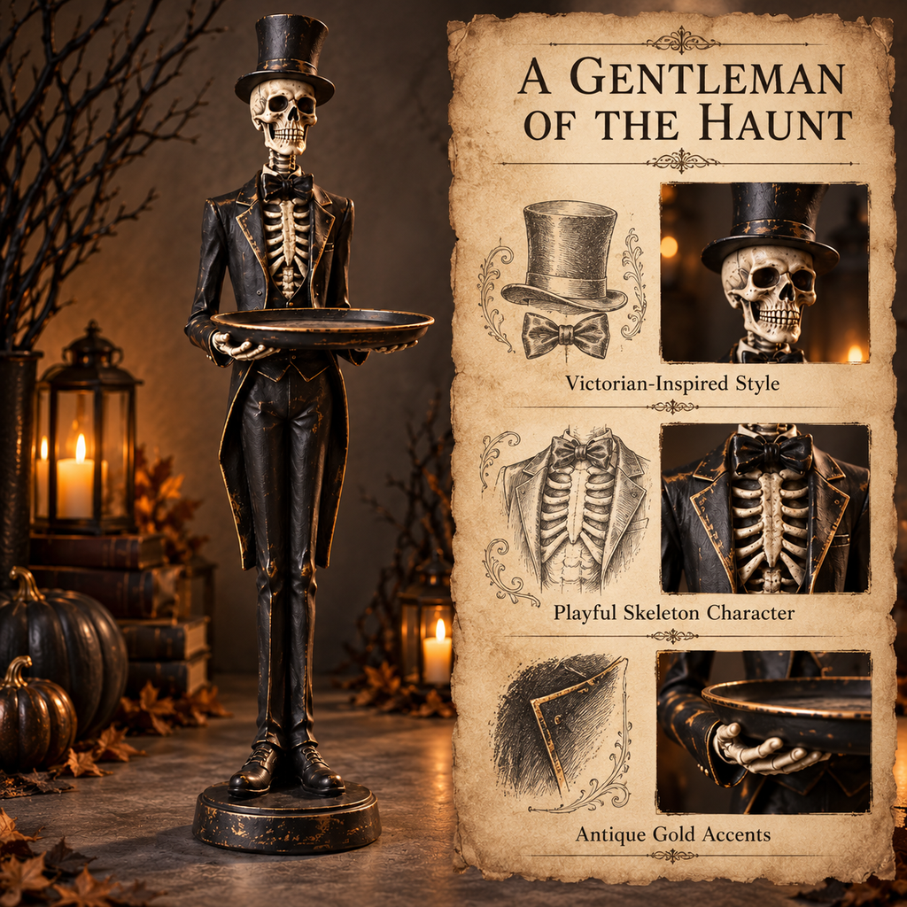 Skeleton Butler Decoration