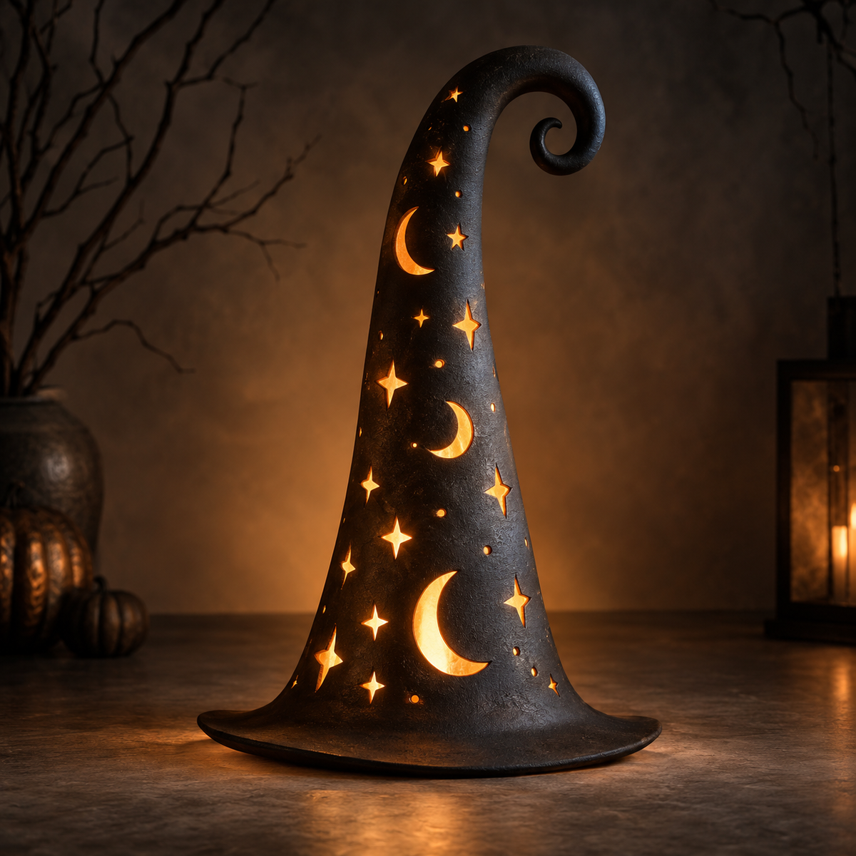 Star and Moon Witch Hat
