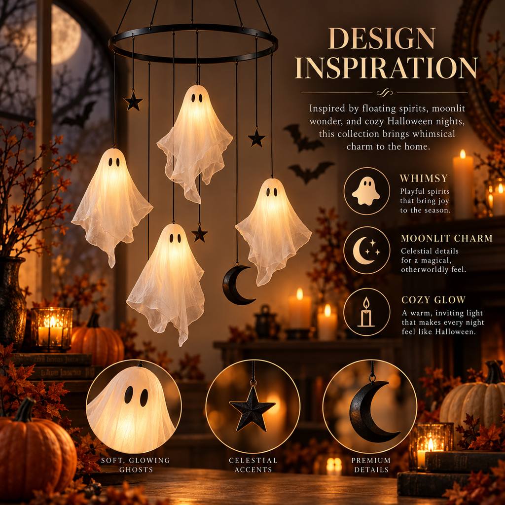 Glowing Ghost Decoration