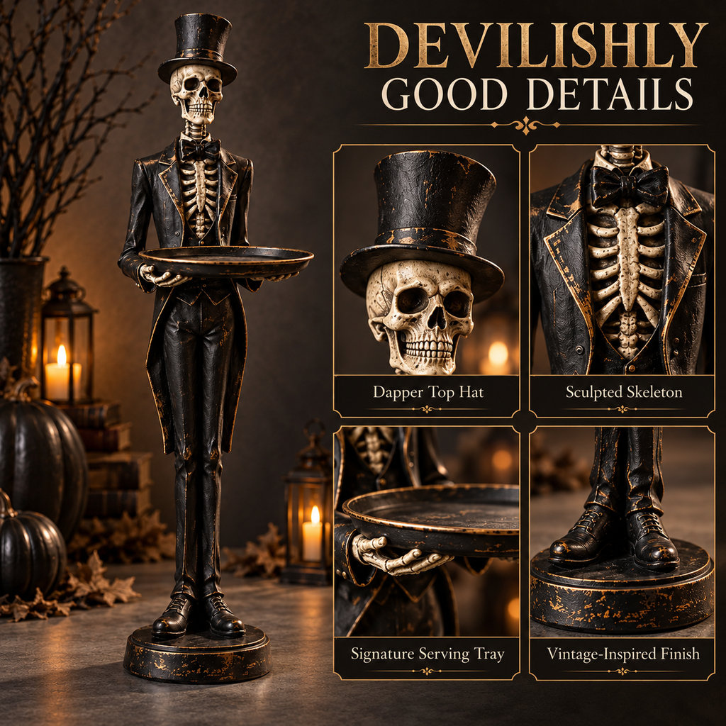 Skeleton Butler Decoration